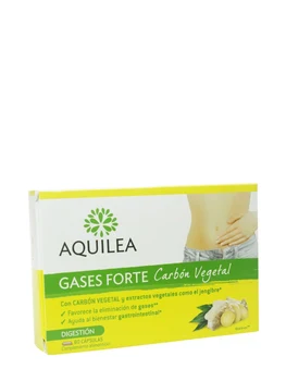 Aquilea gases forte 60 capsules with charcoal and vegetable extracts such as ginger.
Aquilea gases forte 60 capsules with charcoal and vegetable extracts such as ginger.