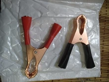 Connector-Plug Battery Alligator-Clips Test-Lead-Clips Crocodile Caravan Power Red Black