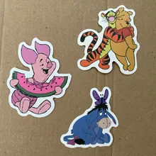 50 Uds de dibujos animados de Disney pegatinas de anime Marvel congelados juguetes de Mickey historia Winnie el Pooh impermeable portátil monopatín pegatinas niños juguete