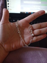 Tobillera de perlas de amor infinito para niña y mujer, pulsera de tobillo de acero inoxidable de Color dorado y plateado para playa, regalo de joyería