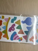 Mohamm-pegatinas coloridas de la serie de cintas para decoración, DIY, materiales creativos de cuenta manual, suministros de colegio estacionario tela, 1 Uds.