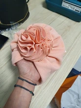 Hermosa flor bebé sombrero bebé niña sombrero turbante infantil de primavera niño gorra para Recién Nacido Bonnet, muestras de lazo sombrero
