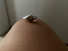 ¡Venta al por mayor! Anillos Foxanry de Plata de Ley 925 con cara sonriente para mujer, cadena creativa y sencilla, regalos geométricos para fiestas