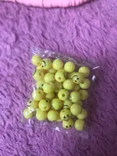 4mm 6mm 8mm 10mm 12mm 10mm 12mm 13mm Smiley cuentas de acrílico de forma ovalada espacio cuentas para fabricación de joyería DIY encantos brazalete collar