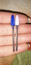 Fresas de cerámica para manicura, accesorios de máquina de fresa eléctrica, limas de esmalte, herramientas de arte de uñas, 1 Uds.