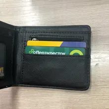 Cartera de cuero PU con dibujos animados para niños, cartera con carcasa para monedas, tarjetero