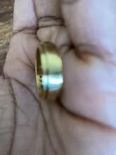 Anillo giratorio de acero inoxidable personalizable con nombre y fecha, joyería personalizable, 6mm de tamaño