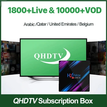 4K HDR USB3.0 RK3318 H96 MAX Android 9.0 Smart TV BOX with 1 Year IPTV Subscription QHDTV Smart Media Player Set Top Box
4K HDR USB3.0 RK3318 H96 MAX Android 9.0 Smart TV BOX with 1 Year IPTV Subscription QHDTV Smart Media Player Set Top Box