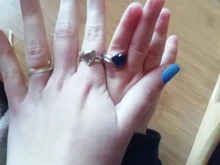 Anillo de estado de ánimo para mujer, cambio de Color, tamaño ajustable, regalos de Navidad y cumpleaños para niña #272058