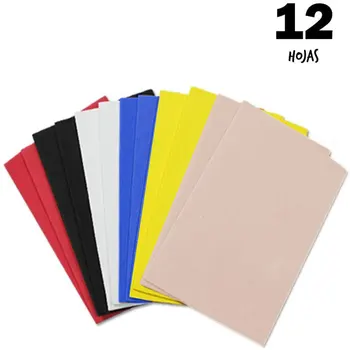 Starplast Eva rubber gum paper, paper Foamy, decorative paper, Pack 12 print Giclee, smooth, approx A4, 20 cm x 30 cm, Leaves de Espuma EVA
Starplast Eva rubber gum paper, paper Foamy, decorative paper, Pack 12 print Giclee, smooth, approx A4, 20 cm x 30 cm, Leaves de Espuma EVA