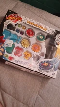 Beyblades-Juguetes de fusión de metales, Juego de piezas giratorias con lanzadores duales