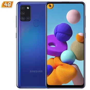 Samsung galaxy a21s blue mobile phone-6.5 '/16.5cm - cam (48 + 8 + 2 + 2)/13mp - oc - 64gb - 4gb ram - android - 4g - dual sim-
Samsung galaxy a21s blue mobile phone-6.5 '/16.5cm - cam (48 + 8 + 2 + 2)/13mp - oc - 64gb - 4gb ram - android - 4g - dual sim-