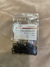 Anillo de goma negro NBR, lote de 50 unidades, OD5/5,5/6/6 5/7/8/8 5/9/10/10 5/11/11, anillo redondo de 5/12/13x2mm, juntas de sellado de aceite