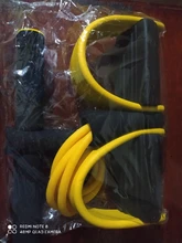 Correas elásticas resistentes al agua para ejercicio en casa, bandas de entrenamiento deportivo para ejercitar el vientre, ideal para gimnasio en casa, por 4 uds.