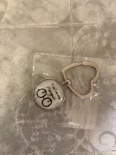 You Are My Penguin-Colgante de cúpula de cristal en forma de corazón, llavero, bricolaje, amantes de la joyería, regalo de cumpleaños