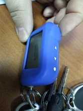 Nuevas llaves de la cubierta A93/A63 LCD de silicona color azul para Starline A93 A63 A96 A66 LCD llavero coche remoto 2 maneras alarma