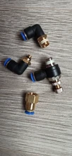 PL pneumatic connector 4mm-12mm hose OD 1/8 1/4 3/8 1/2 male pneumatic thread tube