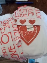 Conjuntos de ropa para bebé niña, 3 uds., ropa de niña pequeña, Tops de manga larga con corazón rojo + Pantalones de estampado de carta de amor + sombrero