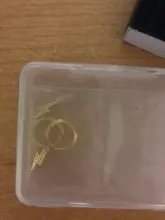 Pendientes de plata de ley 925 para mujer, aretes de triángulo de rayo dorado para chica, Piercing de hueso del oído, aretes redondos Punk