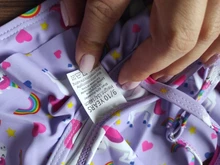 3-16Y unicornio de dos piezas Grils traje 2021 de alta calidad de los niños traje de niñas traje de baño Bikini conjunto 9055