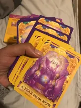 Cartas de Tarot con Ángel, respuestas, tarjetas de oráculo, baraja de cartas de juego para Familia, amiga, inglesa, entretenimiento, 2020