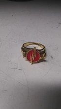 MQCHUN-anillos de Flash para hombres y mujeres, joyería de película de Color dorado, anillo (se puede abrir)