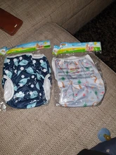 Ohbabyka-pañales de baño lavables para bebé, cubierta de pañal de tela reutilizable, traje de baño para recién nacidos, pañales para nadar