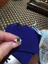 Huitan-anillo de compromiso con Circonia cúbica verde para mujer, sortija, estilo minimalista, sencillo, diseño modesto, para chica