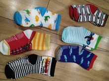 Calcetines náuticos antideslizantes de algodón para niños, calcetín de corte bajo para chico, con empuñaduras de goma, para las cuatro estaciones, de 0 a 6 años, 6 par/lote