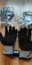 GMG-guantes de trabajo de seguridad TPR, resistentes a impactos y a impactos, antigolpes, mecánicos