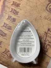 Juego de almohadillas de tinta de gota de agua para álbum de recortes, sellos de goma de aceite, almohadilla de tinta en forma de Kwaii, decoración de libros de boda, bricolaje