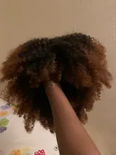 Afro corto rizado pelucas con flequillo para las mujeres negras rubia marrón Cosplay sintético Africana pelucas resistente al calor Lizzy