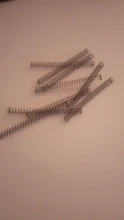 Resorte de compresión pequeño de acero, resorte de presión de retorno mecánico OD de 3mm y 4mm, 0,4x3, 4, 5, 6, 7, 8, 9, 10mm x 5-50mm, 10 Uds.