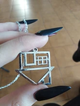 MQCHUN-collar de acero inoxidable para hombres y mujeres, banda de Rock, velo negro, collares de novias, novia, BVB Merch, Logo FOB, regalo para fanáticos