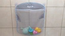 Bolsa de malla para baño de bebé, diseño con ventosa para juguetes de baño, cesta con formas de animales de dibujos animados, tela, juguetes de arena, Bolsa de red de almacenamiento