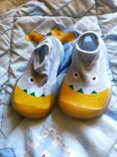 Zapatillas antideslizantes para bebé, niño y niña, zapatos de calcetín de algodón transpirables para exterior