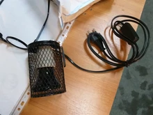 Lámpara calefactora de cerámica para reptiles, soporte para bombilla de calor infrarrojo con soporte anticaliente para tortuga Lagarto