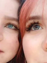 HBZGTLAD-2 pares de pestañas postizas naturales, maquillaje largo 3d de visón, extensiones de pestañas de vizón