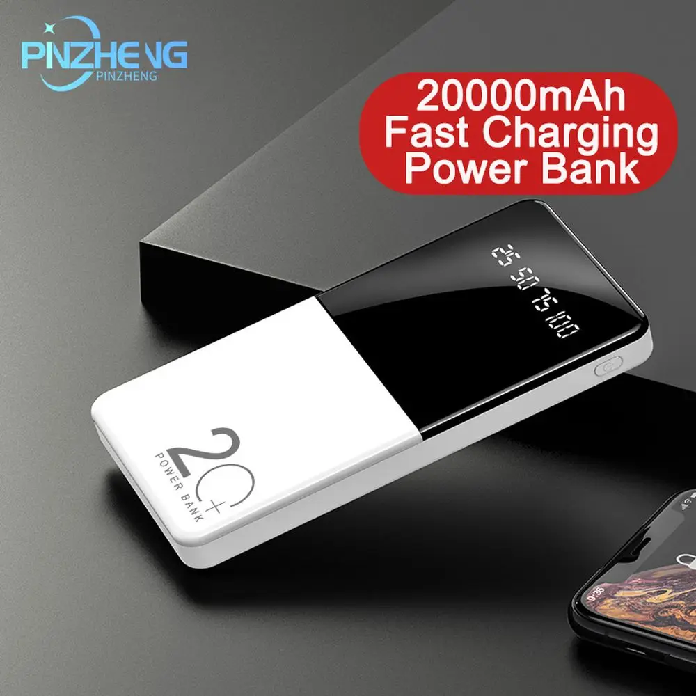 PINZHENG 20000mAh Power Bank PD3.0 Portable Fast Charging External Battery Power Bank For iPhone Xiaomi Mi9 8 PoverBank Charger
PINZHENG 20000mAh Power Bank PD3.0 Portable Fast Charging External Battery Power Bank For iPhone Xiaomi Mi9 8 PoverBank Charger