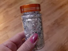 Molde artístico de resina epoxi para decoración, hoja de oro brillante de lujo, rellenos de lámina dorada, materiales dorados, joyas de decoración, herramienta de fabricación