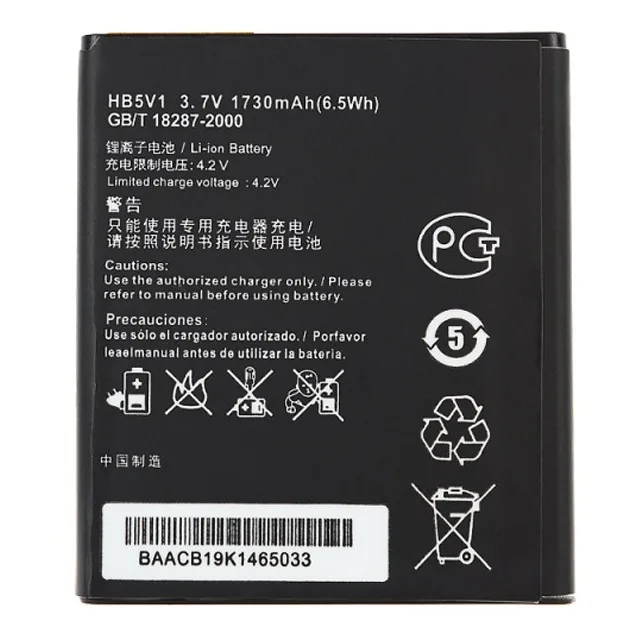 Аккумулятор для Huawei G350/Y300/Y511/Y520/Y5C/Y541 (HB5V1) (VIXION) | Мобильные телефоны и аксессуары