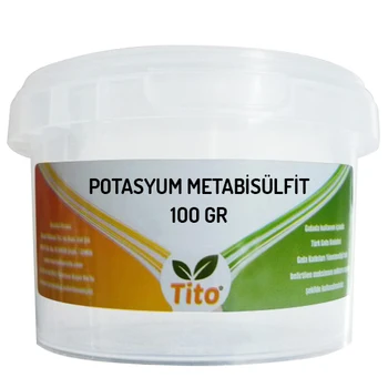 Tito Potassium Metabisulfite E224 100 g
Tito Potassium Metabisulfite E224 100 g