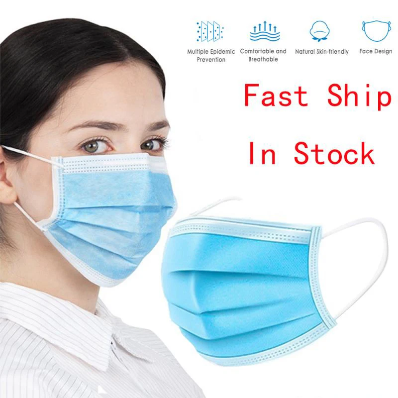 50/40/30/20pcs Disposable Mask Anti-dust Mask 3 Layer Safe Breathable Mouth Mask Ear Loop Face Filter Masks Respirator
50/40/30/20pcs Disposable Mask Anti-dust Mask 3 Layer Safe Breathable Mouth Mask Ear Loop Face Filter Masks Respirator