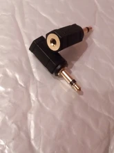 2 uds chapado en oro de 3,5 Mono macho a 2,5mm/3,5mm estéreo clavija Audio hembra conector Adaptador convertidor