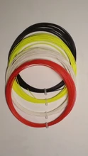1 Uds 20-32lbs bádminton línea de cuerda entrenamiento de bádminton raqueta de línea de 0,7 MM * 10M
