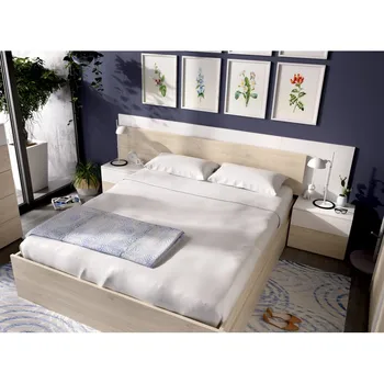 ALICE model KIT marriage headboard with 2 tables in white COLOR brightness and NATURAL
ALICE model KIT marriage headboard with 2 tables in white COLOR brightness and NATURAL