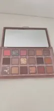 Paleta de sombra de ojos profesional, 18 colores, largo cosmético, resistente al agua, Color tierra, semillas de Granada, maquillaje