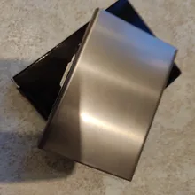 Tarjetero de Metal de aluminio para tarjetas de crédito, funda delgada Anti-Scan con bloqueo RFID, protección para tarjetas de negocios, 1 unidad