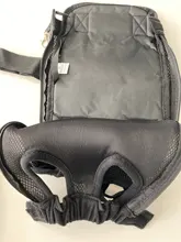 Mochila ajustable para transportar mascotas, canguro, transpirable, portador de perro cachorro, bolsa de viaje