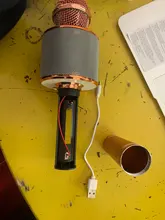 Micrófono portátil inalámbrico con Bluetooth, dispositivo profesional de Karaoke con USB, altavoz KTV, estudio de Radio, WS858